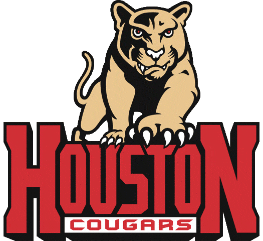 Houston Cougars 1995-2002 Primary Logo DIY iron on transfer (heat transfer)